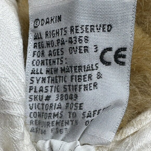 Dakin Victoria Rose Holly Pond Hill Bride Rabbit Bunny Plush Bridal Gown 12" - Picture 15 of 16